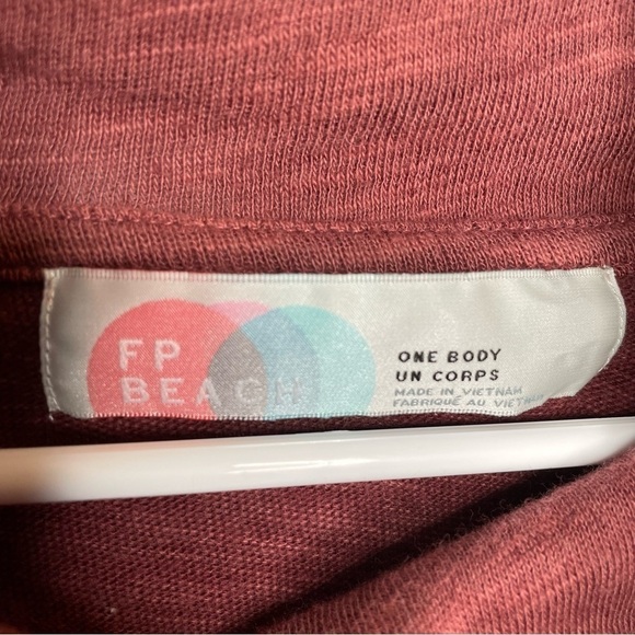 Free People Beach Cocoon Cowl Pullover in Terracotta Oversized XS/S - Picture 11 of 12